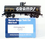 HOn3 Model Trains - Blackstone Models D&RGW #55227 HOn3 Denver & Rio Grande Western Gramps frameless tank car
