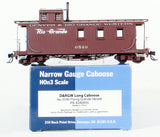 HOn3 Model Trains - Blackstone Models D&RGW #P.N. B340956 HOn3 Denver & Rio Grande Western Long Caboose No 0540