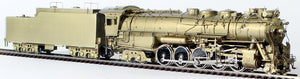 HO Brass Model Train - Hallmark Models Sante Fe 2-10-4 Class 5000 "Madam Queen" Unpainted