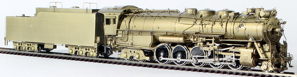 HO Brass Model Train - Hallmark Models Sante Fe 2-10-4 Class 5000 
