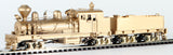 HO Brass Model Trains - Westside Models Hassinger Lumber 4-Truck Logging Shay Locomotive - Unpainted