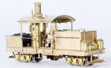 HO Brass Model Trains - Westside "Climax Class" 2-Truck Climax Class "A" Steam Locomotive w/ Vertical Boiler and Wooden Frame - Unpainted