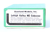 Overland Models Catalog #OM1-1250 Lehigh Valley Railroad Class NE Caboose - Unpainted