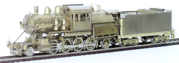 HO Brass Model Train - NJ Custom Brass Lehigh Valley RR 2-8-2 Camelback Locomotive Class N-1 Unpainted