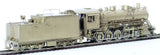HO Brass Model Train - Hallmark Models Sante Fe 2-10-0 Steam Locomotive Class #2565 - Unpainted