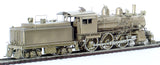 HO Brass Model Train - Hallmark Models Sante Fe Railroad 4-6-0 Class #468 - Unpainted