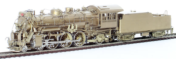 HO Brass Model Train - Hallmark Models Texas & Pacific 4-6-2 Class P-1-b Locomotive - Unpainted