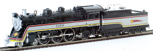 HO brass Model Trains - Hallmark Models Santa Fe 4-6-2 Valley Flyer Steam Locomotive - Painted