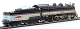 HO brass Model Trains - Hallmark Models Santa Fe 4-6-2 Valley Flyer Steam Locomotive - Painted