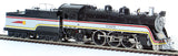 HO brass Model Trains - Hallmark Models Santa Fe 4-6-2 Valley Flyer Steam Locomotive - Painted