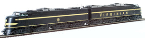 Brass HO Model Trains - Global Outlet Virginian Double Electrics Class EL-2B Locomotives - Factory Painted