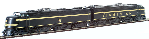 Brass HO Model Trains - Global Outlet Virginian Double Electrics Class EL-2B Locomotives - Factory Painted