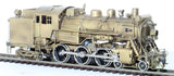 HO Brass Model Train - Pacific Fast Mail CNJ Central New Jersey Railroad 4-8-4T Steam Locomotive - Unpainted