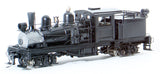 HOn3 Brass Model Trains - UNITED MODELS 2-TRUCK SHAY CLASS B - LOGGING LOCOMOTIVE - Unpainted (Copy)