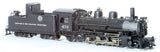 HOn3 Brass Model Train - PFM Pacific Fast Mail Denver & Rio Grande Western 2-8-2 K-28 Locomotive - Custom Painted