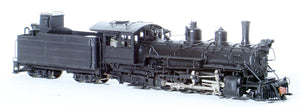 HOn3 Brass Model Train - PFM Pacific Fast Mail Denver & Rio Grande Western 2-8-2 K-27 Locomotive - Custom Painted