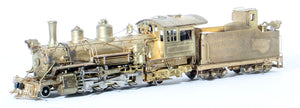 HOn3 Brass Model Train - PFM Pacific Fast Mail Denver & Rio Grande Western 2-8-2 K-27 Locomotive - Custom Painted (Copy)
