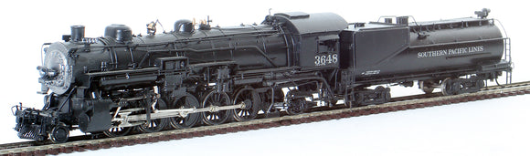 HO Brass Model Train - Sunset Models Southern Pacific Railroad 2-10-2 Class F-1 - Custom Painted