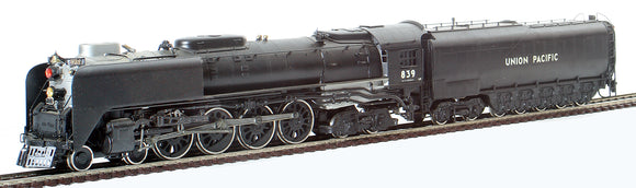 HO Brass Model Train - Max Gray Union Pacific Railroad 4-8-4  Class FEF3 #839- Custom Painted