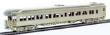 HO Brass Model Trains - The Coach Yard Santa Fe Crystal View Observation Lounge Car, 3Cmpt2-DR-Lng-Obs - Unpainted