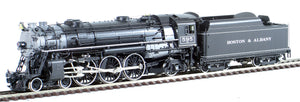HO Brass Model - Key Imports Boston & Albany 4-6-2 Class K