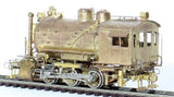 HO Brass Model Trains - Santa Fe 0-6-0T 'Fireless Cooker' Steam Locomotive & Tender #2299 - Unpainted