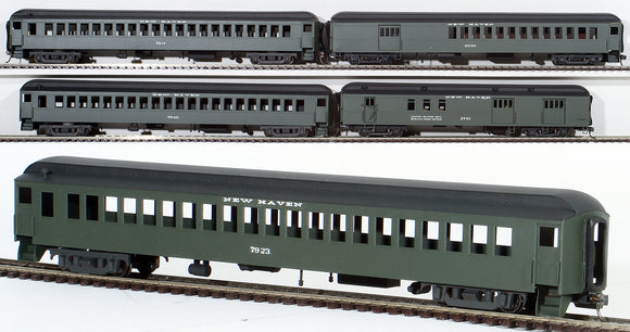 HO Brass Model Trains - Nickel Plate Products 5-Car New Haven Railroad  Coach Set - Custom Painted