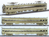 HO Brass Model Train - NJ Custom Brass NH New Haven Railroad Electric MU 3-Car Set - Powered