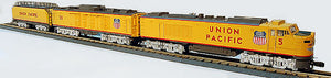 MTH O Gauge Model Trains MT-2124LP Union Pacific Gas Turbine Diesel Engine Set