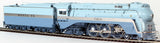 HO Brass Model Trains - Hallmark Super Crown ATSF Santa Fe  4-6-4 Streamlined Blue Goose Steam Locomotive & Tender