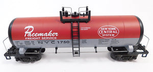MTH O Gauge Model Trains MT-9202L NYC Pacemaker Tankcar