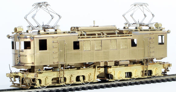 HO Electric Brass Model Train - Chicago South Shore & South Bend 700 Class box cab Electric