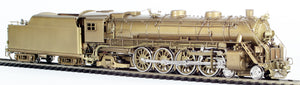 HO Brass Model Train -Pacific Fast Mail PFM Rutland 4-8-2 Class L-1 Unpainted