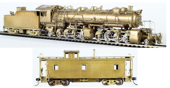 HO Brass Model Train - RARE Hallmark Models Missouri Pacific Railroad 2-8-8-2 Class 4000 Unpainted