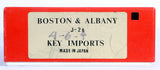 HO Brass Model - Key NYC Boston & Albany 4-6-4 Class J-2b Hudson Factory Paint
