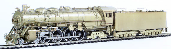 HO Brass Model Train - Key Model Santa Fe 4-8-4 Northern Locomotive #3751 - Unpainted