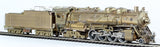 HO Brass Model Train Pacific Fast Mail Sante Fe 2-8-4 Class 4100 Steam Loco - Unpainted