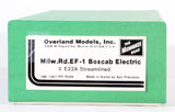 HO Brass Model Train - Overland Models Milwaukee Box Cab Electric Class EF-1- Unpainted
