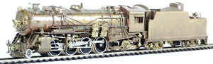 HO Brass Model Train - Hallmark Models MOPAC 2-8-2 Mikado Locomotive Class 1400 - Unpainted