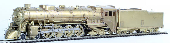HO Brass Model Trains - NWSL Milwaukee Road 4-8-4 Class S-2 Steam Locomotive - Unpainted