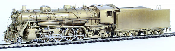 HO Brass Model Train - Pacific Fast Mail Soo Line 4-8-2 Class N-20 Steam Loco - Unpainted