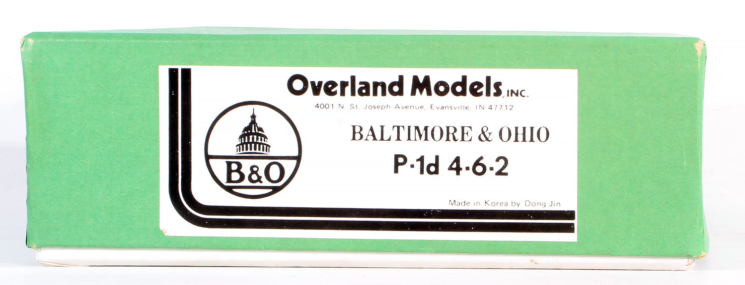 Locomotive H0 Overland Models 6200.1 – EMD EA + EB Baltimore & Ohio – Édition Limitée En Laiton Peint