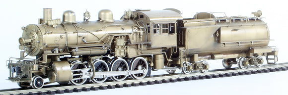 HO Brass Model Train - Pacific Fast Mail Union Pacific 2-8-0 Consolidation - Unpainted
