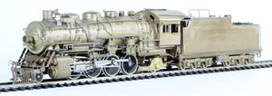 HO Brass Model Train - Pacific Fast Mail Sante Fe 2-8-2 Mikado Class 4000 - Unpainted