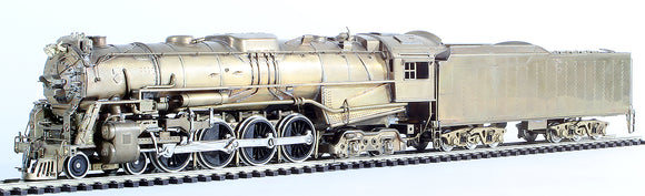 HO Brass Model Train-  Pacific Fast Mail Hand Built Crown C&O 4-8-4 Class J-3 Steam Locomotive - Unpainted