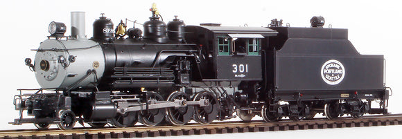 HO Brass Model Train - North Bank Line Spokane, Portland & Seattle 2-8-0 Class N-4 Steam Loco - Factory Painted