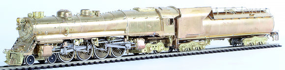 HO Brass Model Train - Westside Models Baltimore & Ohio 'George Emerson' 4-4-4-4 Steam Locomotive - Unpainted